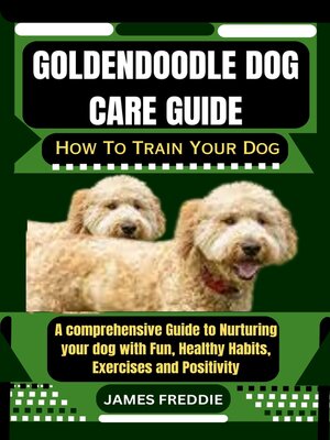 cover image of Goldendoodle Dog care guide